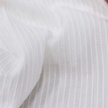 

Soild White Color Many Design Dobby Cotton Fabric Clothing Curtain Tissu Garment Ladies Skirt Shirt Textile One Meter SUJASANMY