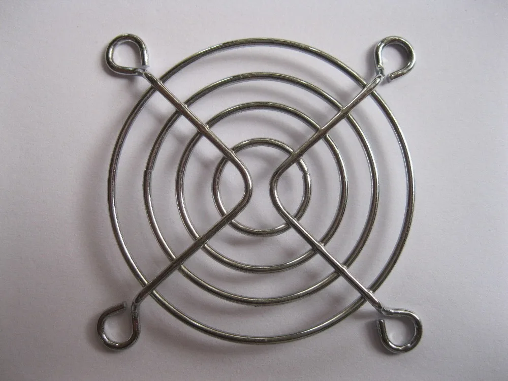 

20 pcs DC Fan Grill Protector Finger Guard Silver Metal Used for 50x50mm Fan