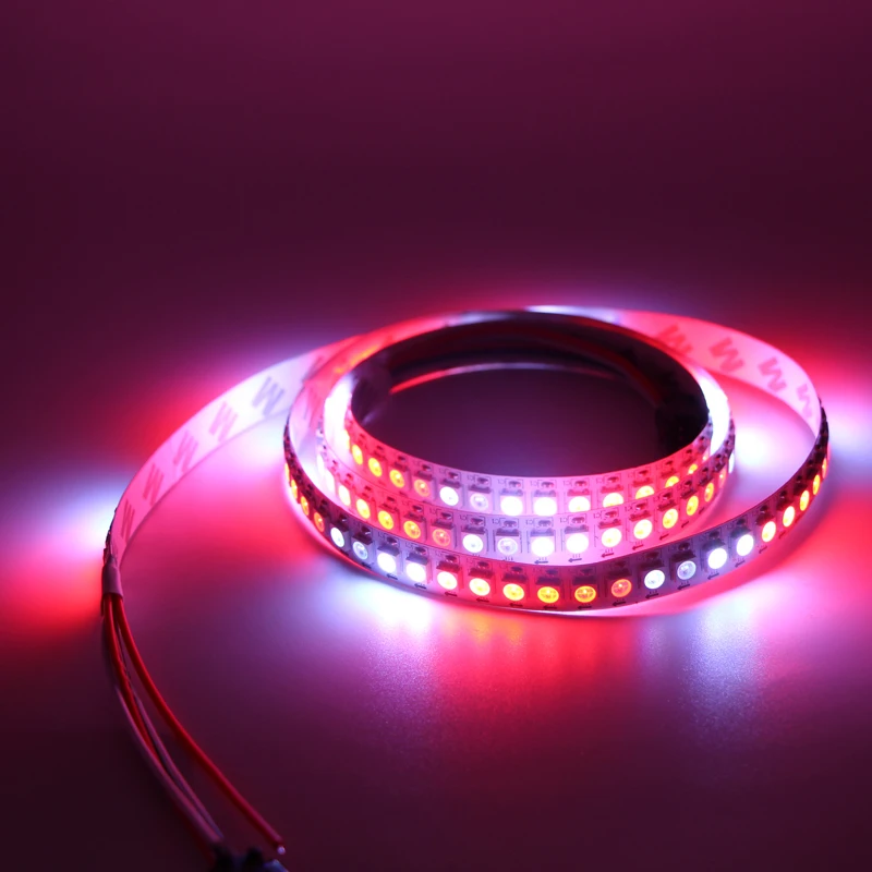 

5V 1M Led Strip Light 5050 RGB WS2812 2812B 30LEDs 60LEDs Waterproof IP30 IP65 Colorful Tape Lamp For Home Decoration Light 10mm