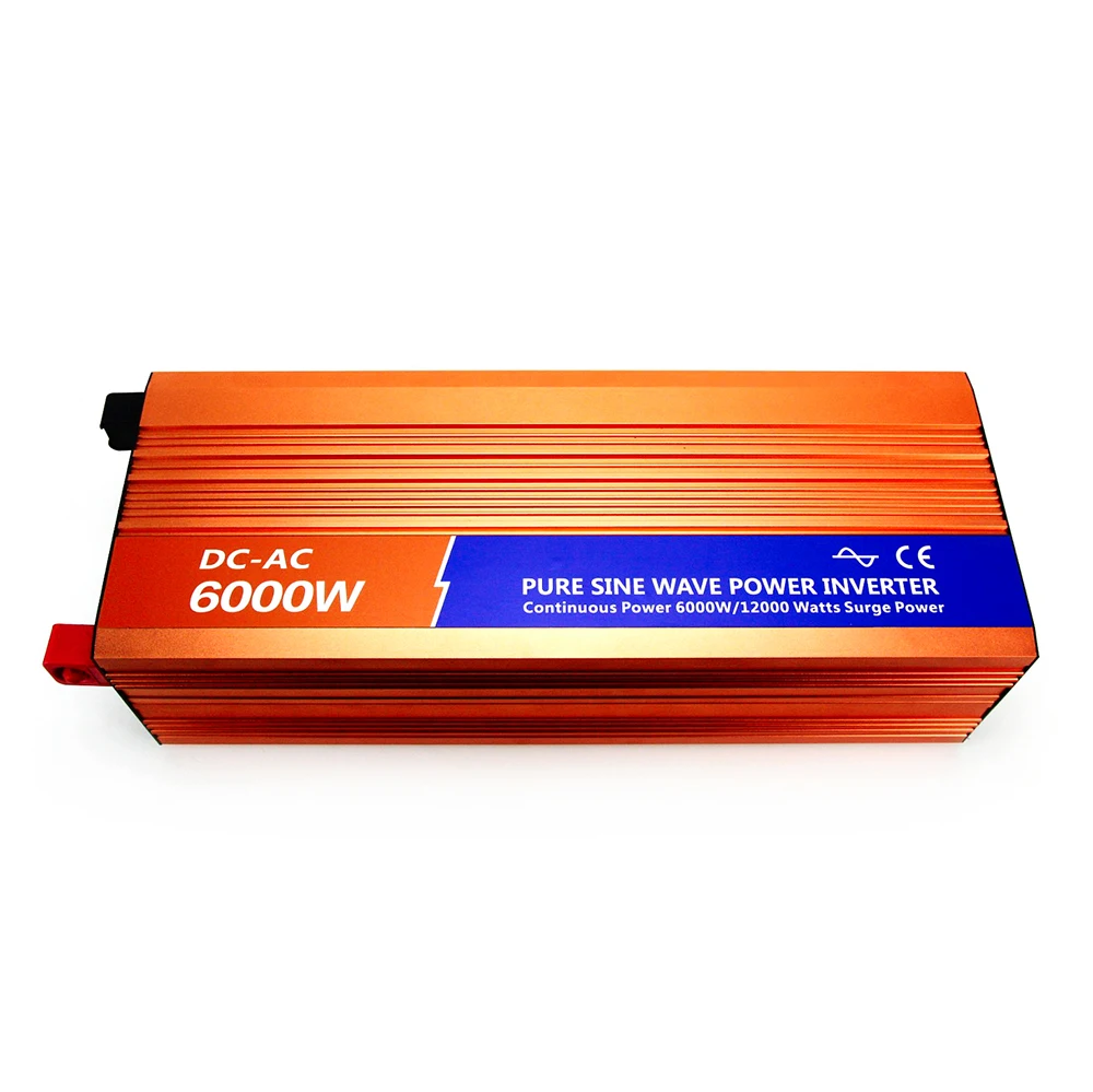 

MAYLAR@ 6000W 12VDC 110V/120V/220V/230VAC 50Hz/60Hz Peak Power 12000W Pure Sine Wave Solar Inverter For Home System
