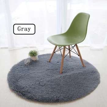 

WINLIFE Super Soft Soild Carpets Computer Chair Mats Tea Table Washable Rugs Anti-Skid Decorative Mats For Parlor/Bedroom/Hotel