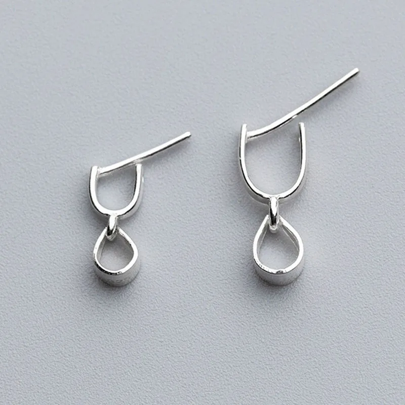 

2pcs/lot 925 Sterling Silver Necklace Clasp Hooks Fit 5mm 6mm Width Pendant Connector Clip Clasps DIY Jewelry Making Accessories