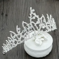 Шикарные шикарные хрустальные короны с елкой, свадебные королевские торжественные Бальные тиары из страз, короны, свадебные тиары