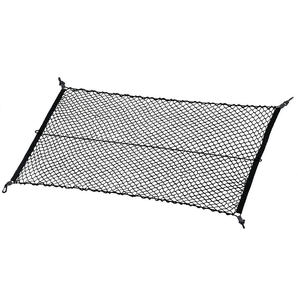 MICTUNING Upgraded 41"x30" Cargo Net Auto Trunk Rear Cargo Organizer Elastic Mesh Net Holder- Universal Fit for SUV Truck