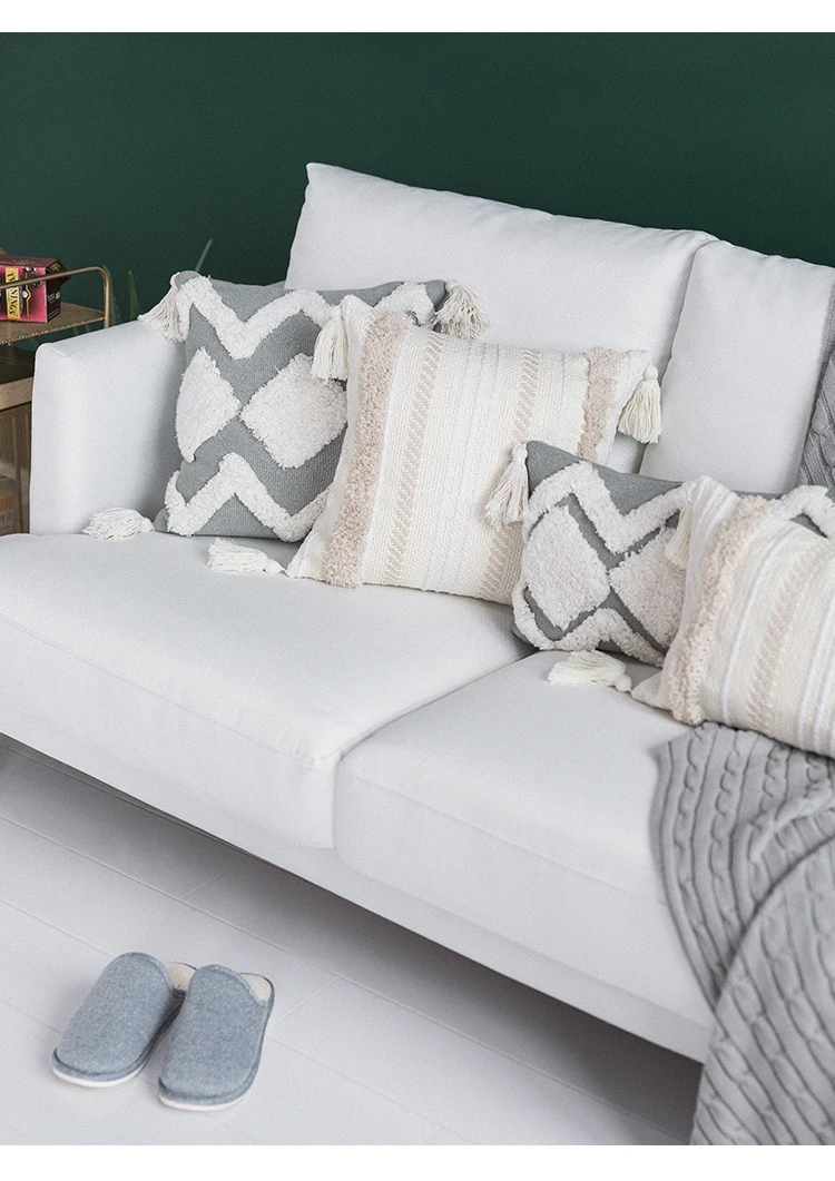 Нордическая диванная подушка крышка модель комнаты B& B прикроватная Подушка Ins подушка для гостиной декоративная cojines Decorativos Para диван