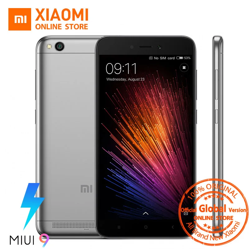 Xiaomi Redmi 5A 5 A глобальная версия дюйма четырёхъядерный процессор Snapdragon мобильный