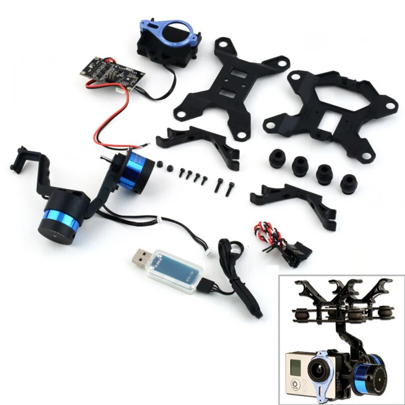 

Original Tarot TL2D01 T2-2D Brushless Gimbal for Gopro HERO3 HERO4 Sport Camera Aerial Photography FPV