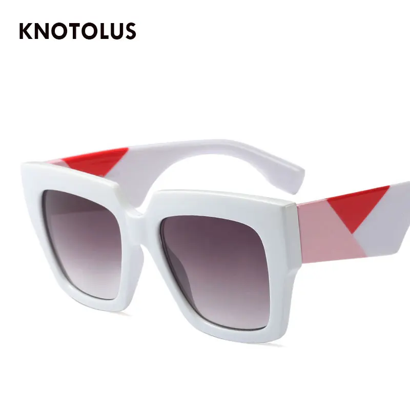 

Knotolus Retro Vintage Women Sunglasses Brand Designer Cateye Style Points Eyeglasses 2018 Summer Gradient Lens Shades Glasses
