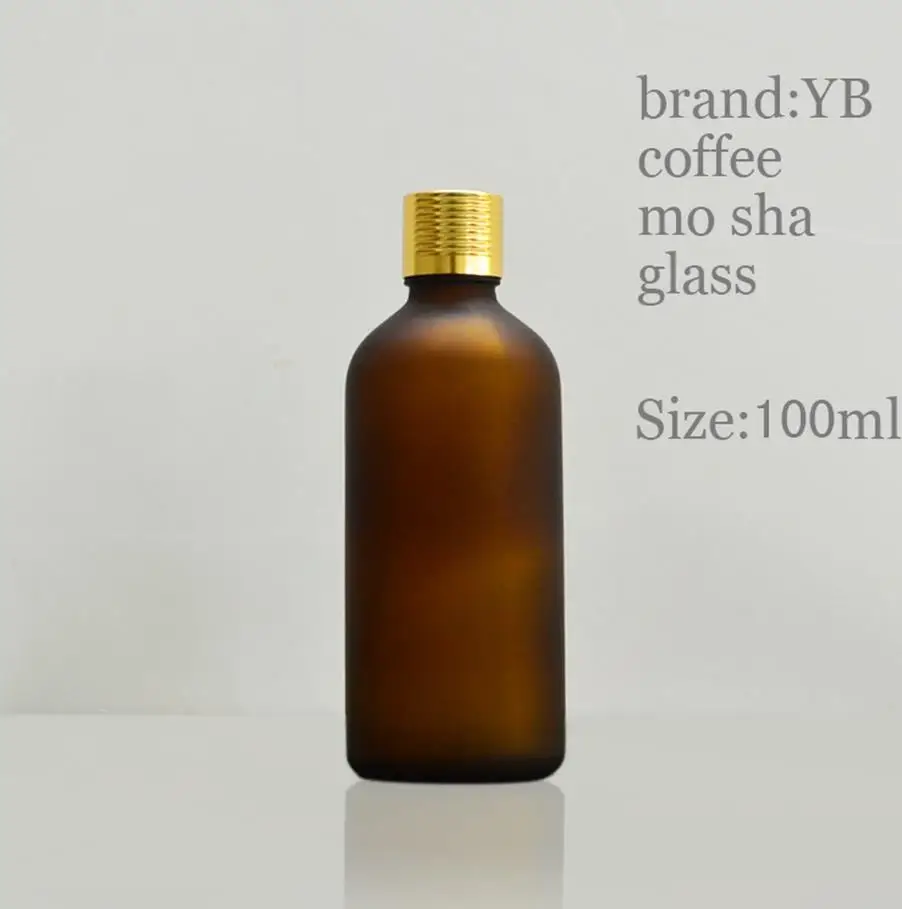 

wholesale amber empty 100 ml glass Essential oil bottle ,100ml Brown frosted bottle for Essential oil wholesale