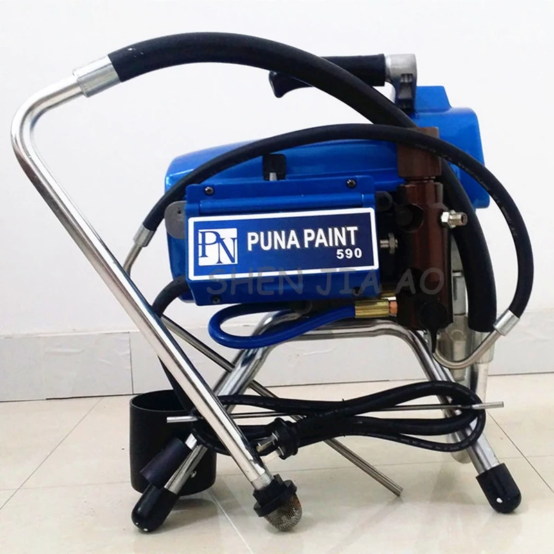 Electric high pressure airless spraying machine 590  plunger painting machine spray paint tools 220V 2300W 1PC