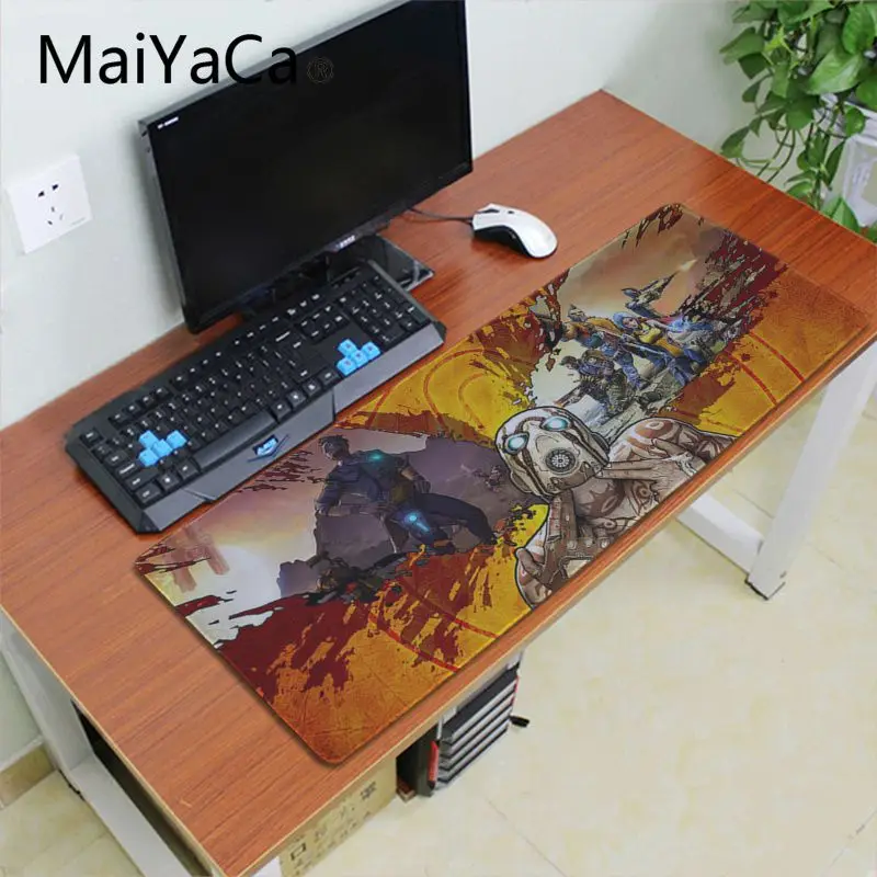 Maiyaca дизайн borderland уникальный настольный коврик игровой коврик для мыши ноутбук ПК игровой коврик большой коврик для мыши геймер Коврик для мыши - Цвет: Lock Edge 40X90cm