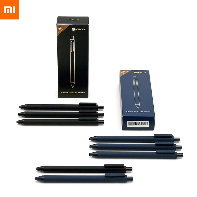 10 шт./лот оригинал Xiaomi KACO 0 5 мм Xiomi Mi ручка для подписи Gal чернила гладкие письма