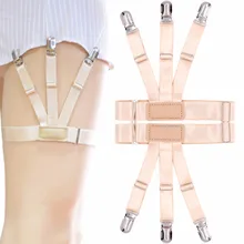 Для мужчин рубашка остается Подвязки для женщин эластичные tirantes Регулируемая скольжения Брейс сексуальное рубашка держатель несминаемость ремень со штрипками Подтяжки для женщин