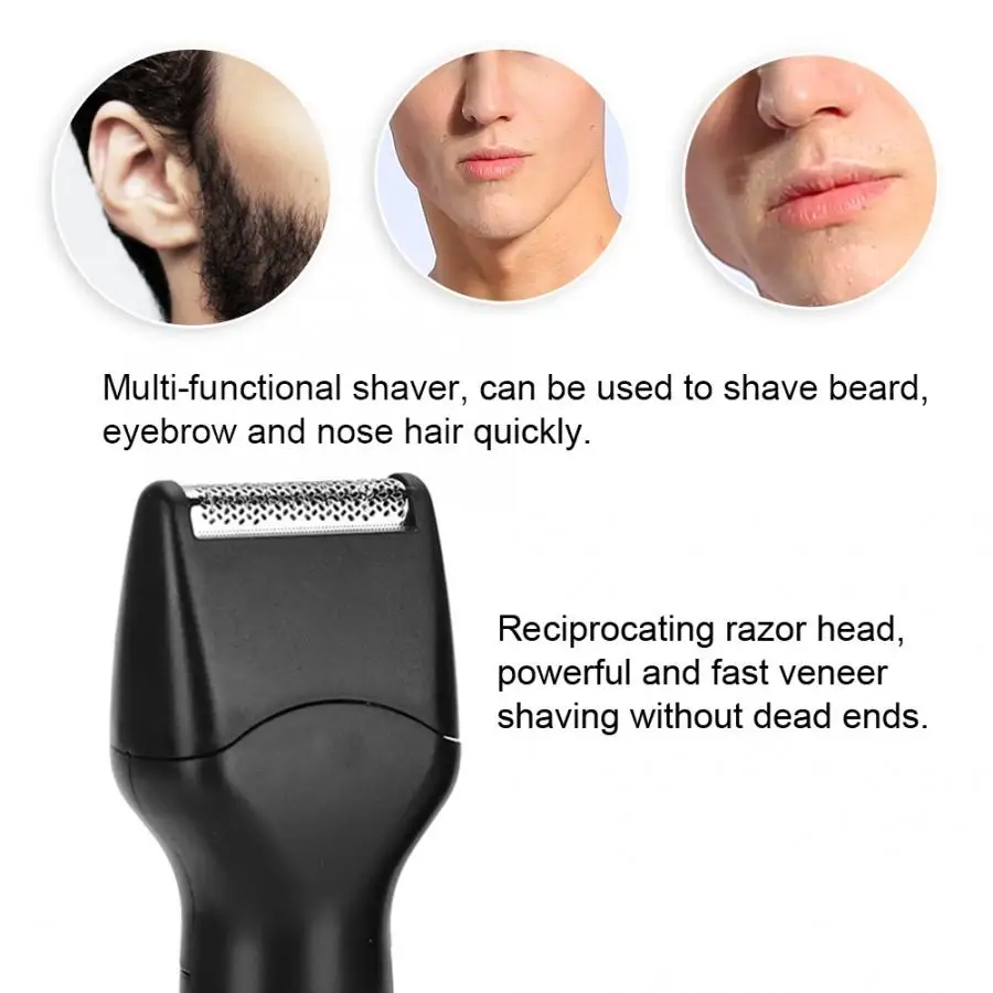 Multi-functional 4 In 1 Electric Nose Hair Eyebrow Trimmer Clipper Mini Men Razor Shaver Safety Razor Nose Hair Trimmer