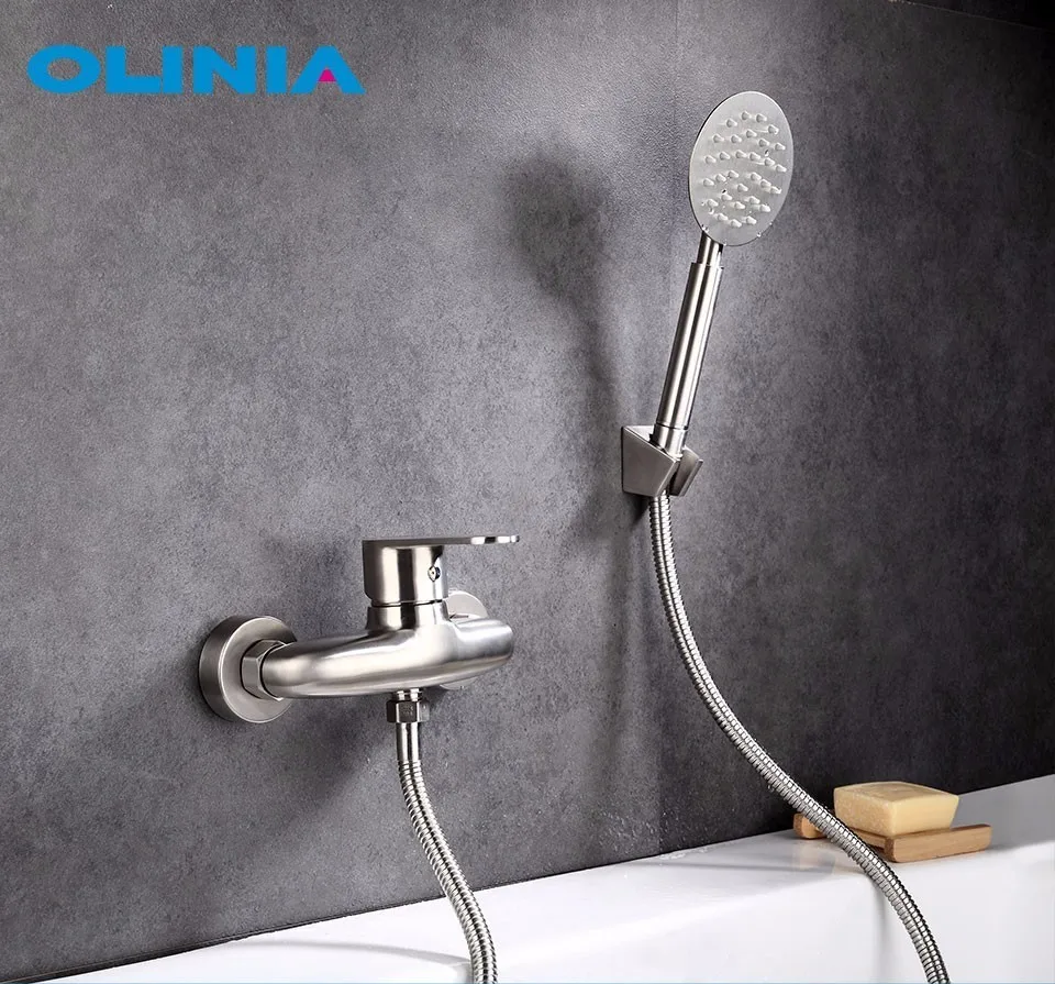 Olinia тщеславие ванная комната Душ 304 для ванной из нержавеющей стели смеситель с душем матовый смеситель для душа OL98807