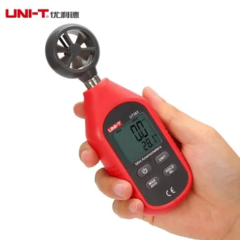 

Digital Anemometer Thermometer Tachometer Wind Speed Meter with Battery Air Flow Monitor Wind Measurement Temperature Meter