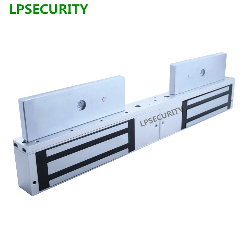 LPSECURITY 12VDC 350LBS 180kg dual leaf Electric Magnetic lock Electric magnetic double gate door lock for access control