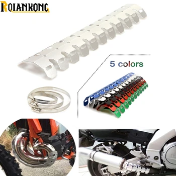 

Motorcycle Exhaust Muffler Pipe Leg Protector Heat Shield Cover Heat resistant For Gas Gas EC 2T EC 4T FSE FSR KX125 dirt bike