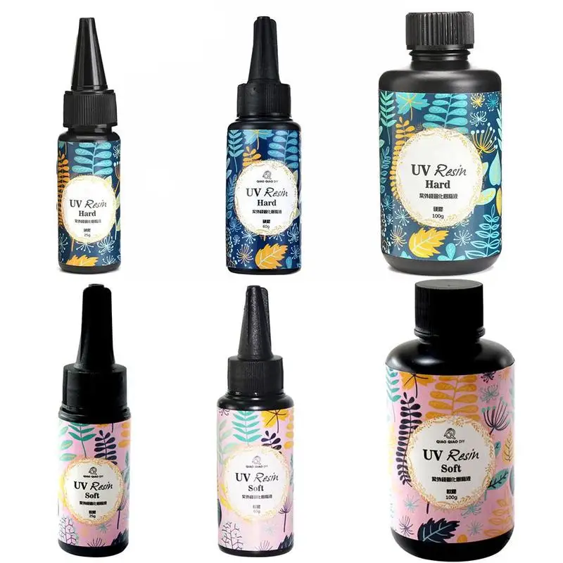 

Transparent Clear UV Resin Epoxy DIY Jewelry Making Hard Curing Activated Making Transparent Hard Curing Activated Craft