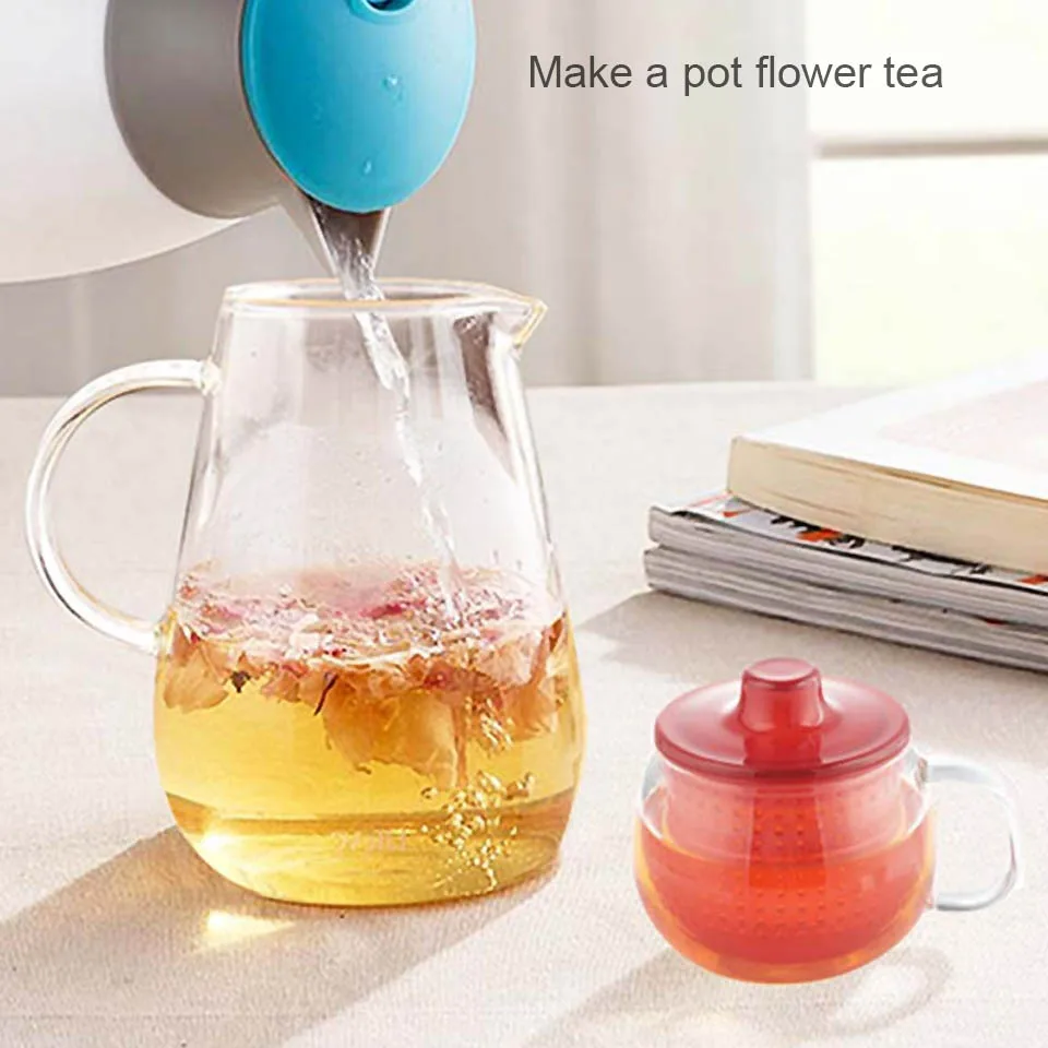 BORREY 350 мл прозрачный стеклянный чайник термостойкая стеклянная чайная чашка с крышкой и ситечком пуэр Молочный Улун чайный горшок с фильтром для заварки