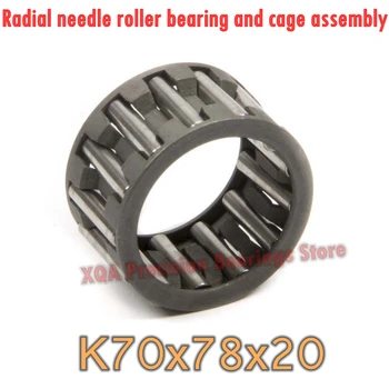 

10PCS/LOT K707820 Radial needle roller bearing and cage assembly 70*78*20 mm K70x78x20