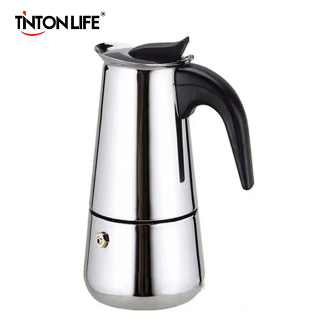 TINTON LIFE 2 4 6 9 Cups Stainless Steel Moka Espre Sso Latte TINTON LIFE 2 4 6 9 Cups Stainless Steel Moka Espre Sso Latte