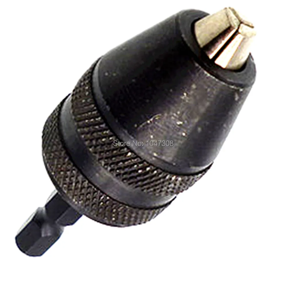 1/4" Mini Snap in Hex Shank Keyless Drill Bit Chuck Quick Change