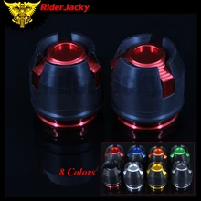 RiderJacky 12mm Motorcycle CNC Front Rear Fork Wheel Frame Slider Crash Pads Falling Protection For HONDA CBR 150 250 300 MXS125