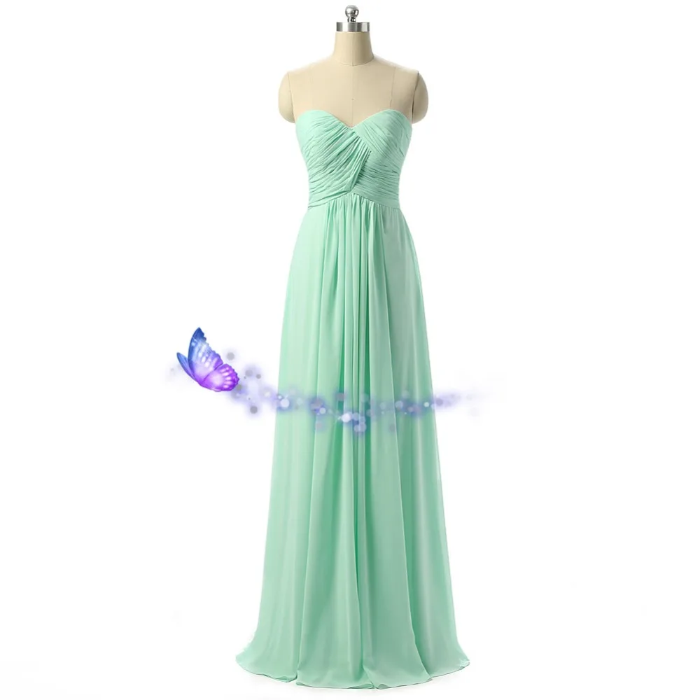 Robe Demoiselle D Honneur Long Mint Green Bridesmaid Dresses 2016 Vestido Longo Cheap New Fashion Weddings