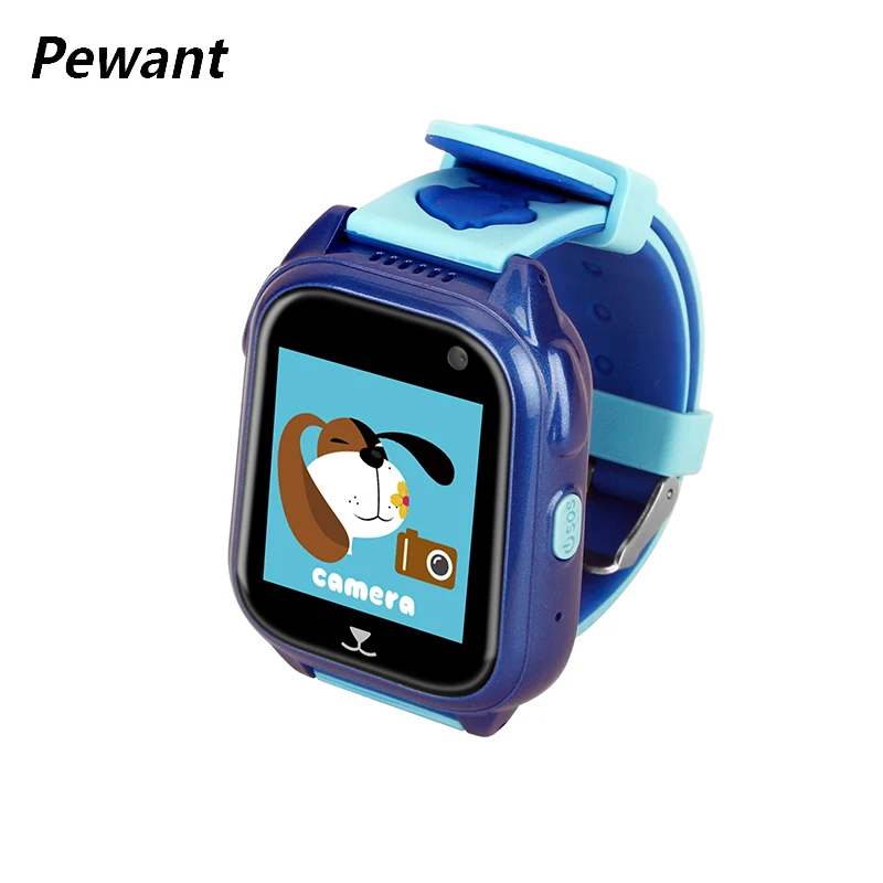 Pewant Smart Baby Watch With GPS Camera SOS Call Location Device Tracker Safe Anti-Lost Monitor Smart Watch For Kids Children