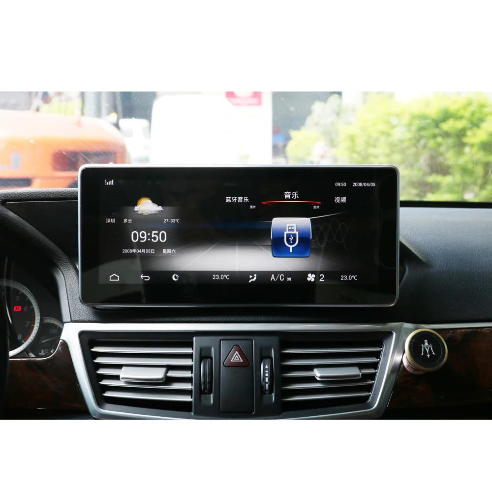 8-Core 2+ 32G Мобильный DVR Android 10,25 дюймов Дисплей для Mercedes Benz E Class W212 S212 команда Системы обновления Экран головой вверх монитор