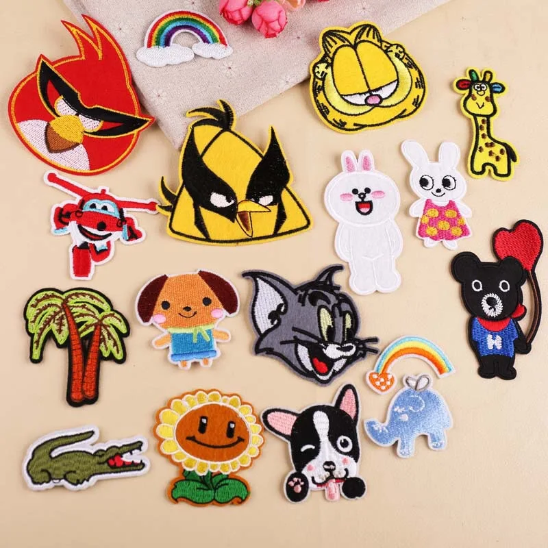 

Iron On Patches Badges Embroidered Applique Hotfix Badge Clothes Garment Apparel Accessories