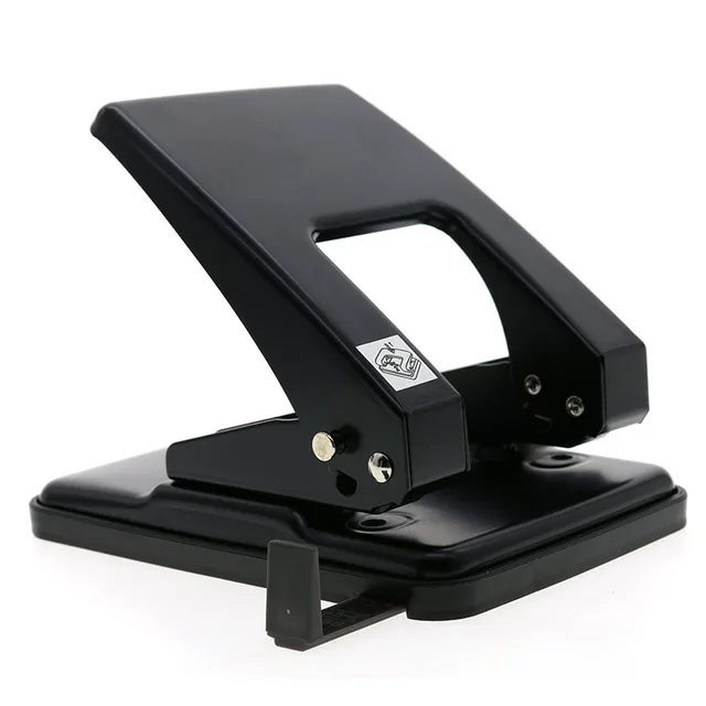 Metal Heavy Duty 2 Hole Punch Kids Paper Cutter DIY Loose Leaf Punch