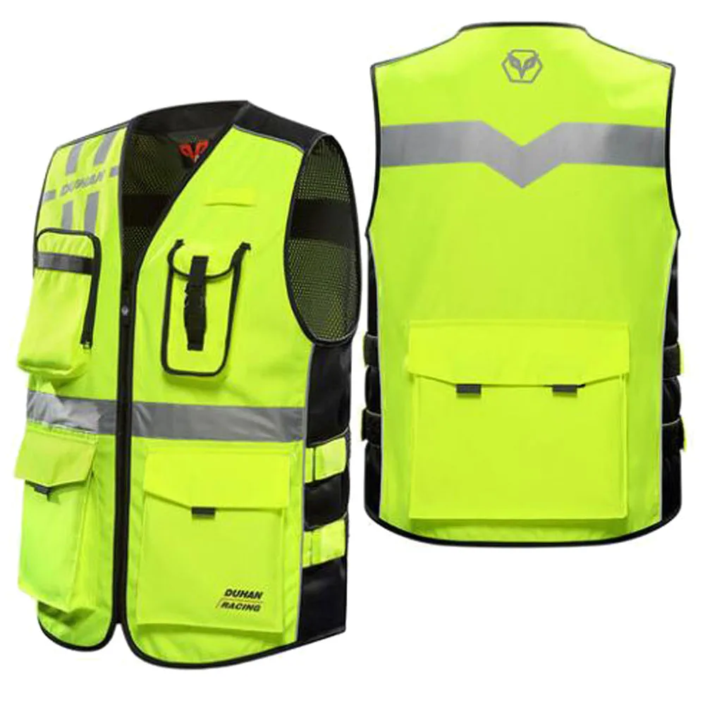 2018 New Summer DUHAN Motorcycle Reflective Vest Riding cloth safety