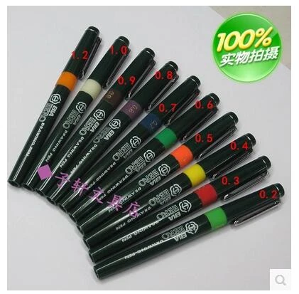 10pcs/lot HERO Professional Engineering Technical Pen Recharged