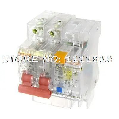 

AC 400V 32A 2P Transparent Residual Current Circuit Breaker RCCB