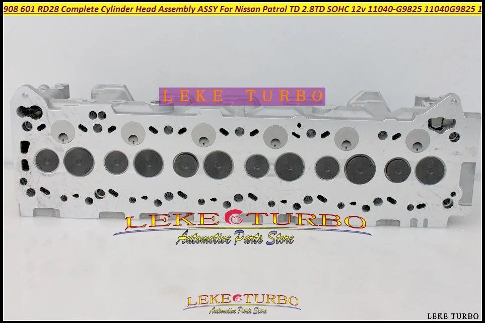 908 601 RD28 Complete Cylinder Head Assembly ASSY For Nissan Patrol TD 2.8TD SOHC 12v 11040-G9825 11040G9825 11040 G9825 908601  (5)
