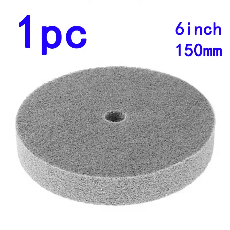 New Arrival Fiber 6 Spiral Stitched Cotton Polishing Wheel Bench