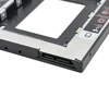 TISHRIC Plastic Aluminum Universal Optibay 2nd HDD Caddy 9.5mm SATA3.0 2.5