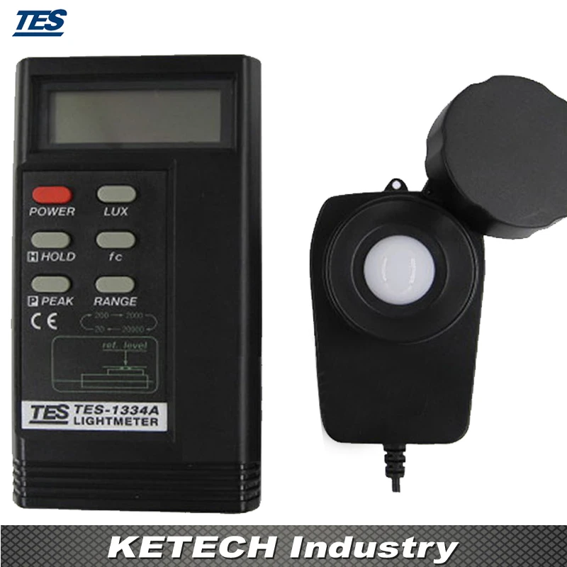 

Handheld Light Meters Digital LUX Meter TES1334A