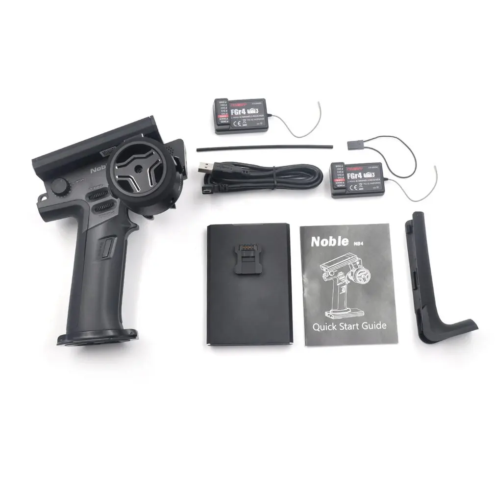 

Flysky FS-NB4 2.4G 4CH Noble Radio Remote Control Transmitter w/ FGR4 Receiver HVGA 3.5" TFT Color Screen for RC Car Boat Parts