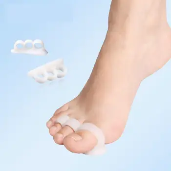 

Comfortable Cushion Three Toe Eversion Orthotic Foot Care Separator Hammer Toe Silicone Gel Corrector Tools 1 Pair