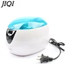 JIQI Ménage nettoyeur à ultrasons 50 W 750 mL Ultrasons vague cleaner machine De Nettoyage en acier Inoxydable doublure Avec 3 accessoires ► Photo 1/6