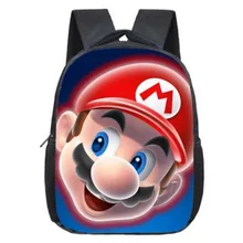 Школьный рюкзак для мальчиков и девочек, ежедневный рюкзак для детского сада, Детский рюкзак с принтом «Супер Марио», Детские рюкзаки с изображением героев мультфильмов