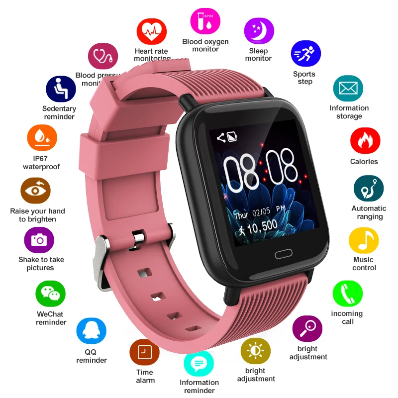 

G20 Smart Watch Women Blood Pressure Heart Rate Monitor Fitness Tracker Waterproof Smartwatch Wristband Sports Wrist Watch Men