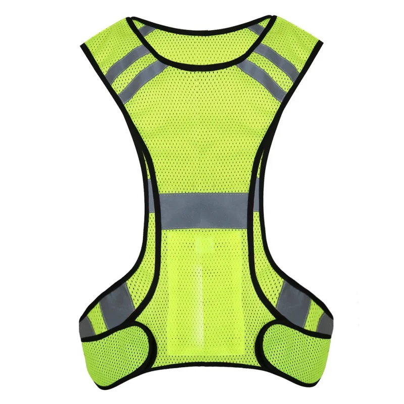 Outdoor Reflective Vest Adjustable Lightweight Safety Vest Sports Equipment Jogging Cycling Walk