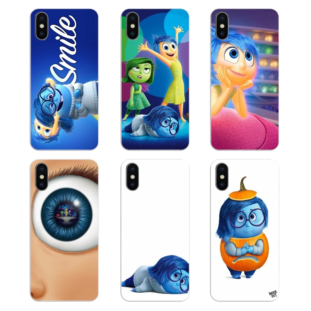 Joy and Sadness Inside Out Cartoon Poster For Samsung Galaxy A5 A6 A7 A8 A9 J4 J5 J7 J8 2017 2018 Plus Prime Silicone Shell Case |