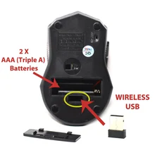 2,4G оптическая беспроводная мышь 5 кнопок для компьютера ноутбука Игровые Мыши с USB Приемником LSMK99