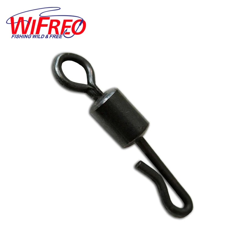 

[100 PCS] Size 4 / UK Size 8 Quick Change Swivel with Safty Lead Weight Clip for Carp Fishing Terminal Tackle Wholesale