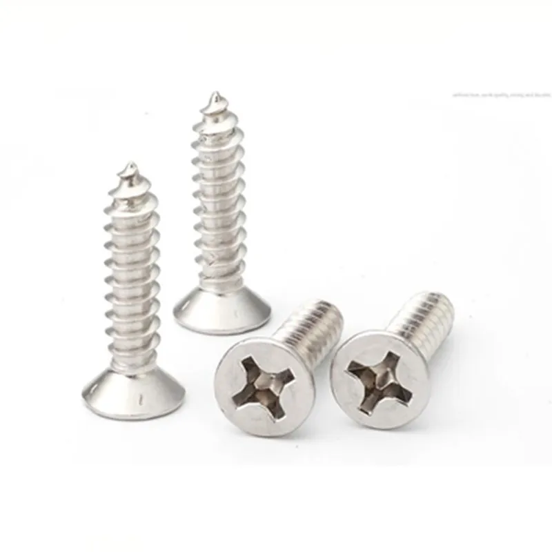 

AXK 1pcs 304 stainless steel self-tapping screws\cross-head screws\ countersunk wood screws self-tapping M2.2 M2.9*4.5-35mm